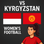 indonesia vs kirigistan putri