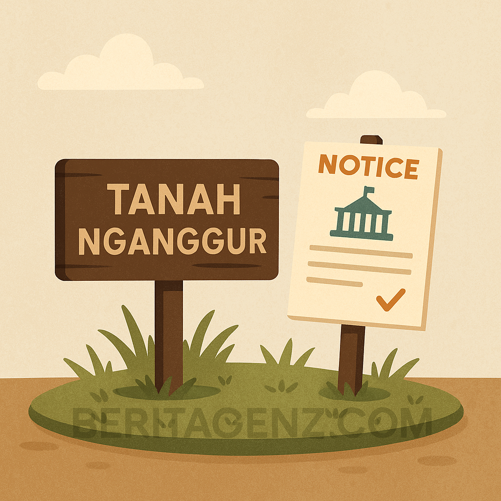 tanah nganggur di rampas pemerintah