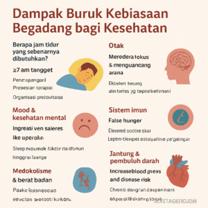 bahaya begadang